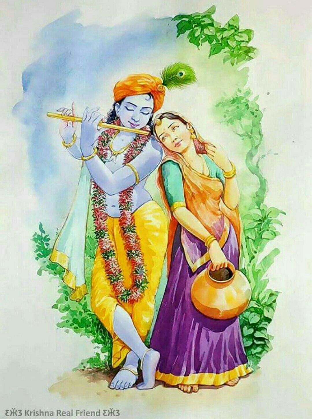 Jai śri radhe krishna art, krishna drawing, krishna pictures