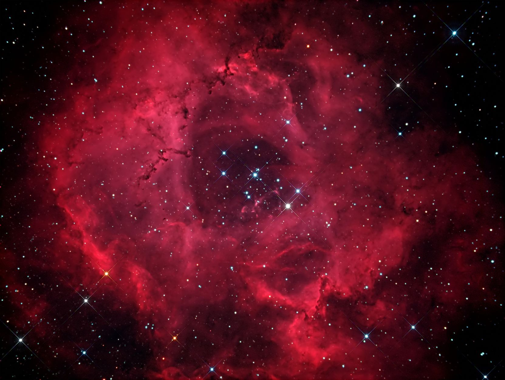 Give your valentine one of the biggest roses in the Universe. Rosette nebula, Nebula, Nebula wallpaper
