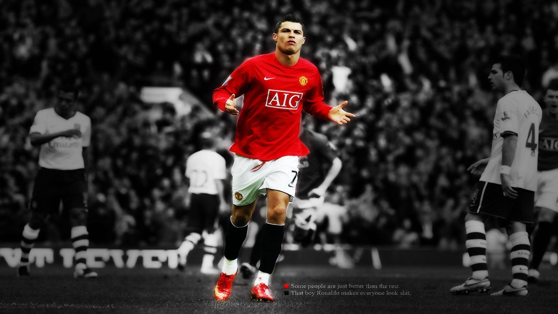 Cristiano Ronaldo Manchester United HD Wallpaper