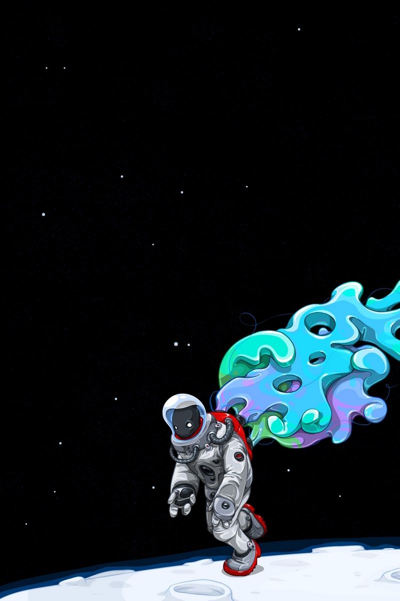 Cartoon Space iPhone Wallpapers - Wallpaper Cave