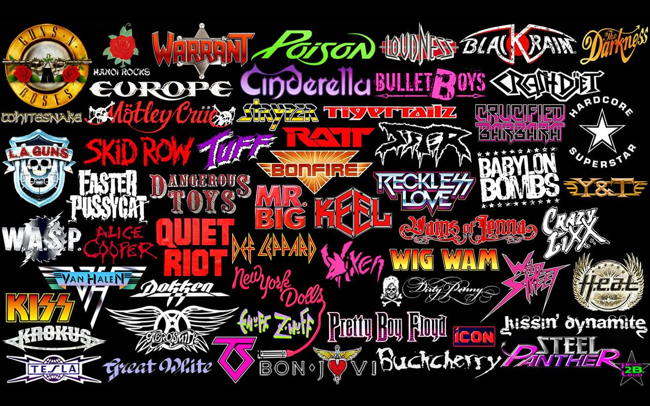 90s Band Logos