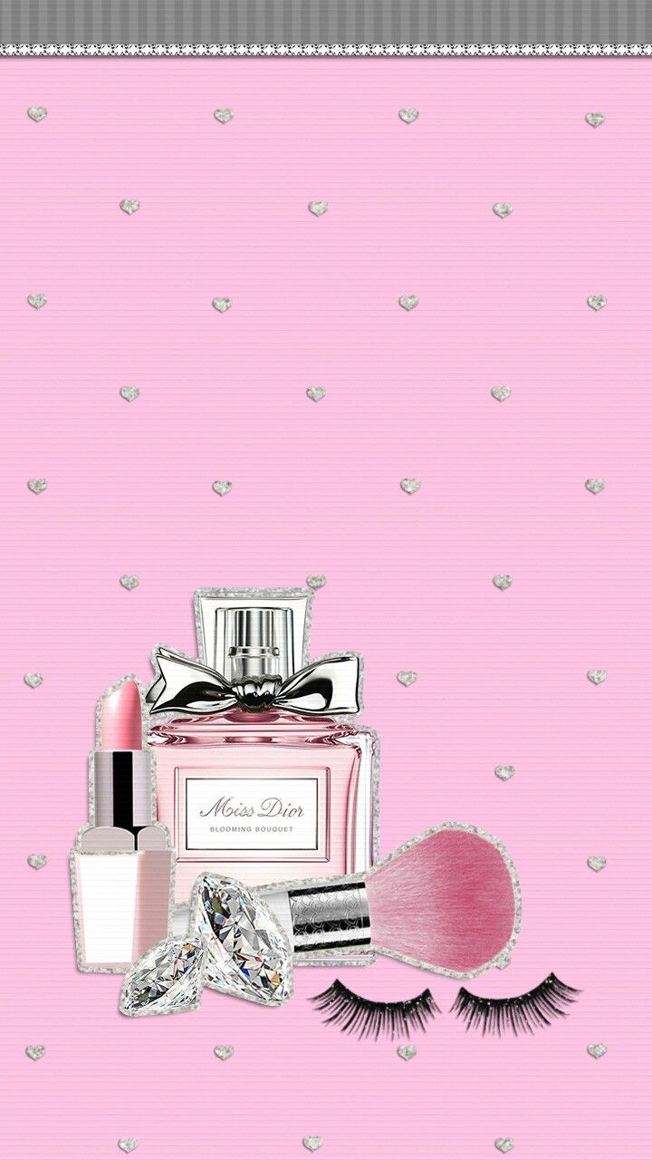 My wallpaper. Pink wallpaper, Bling wallpaper, Makeup wallpaper