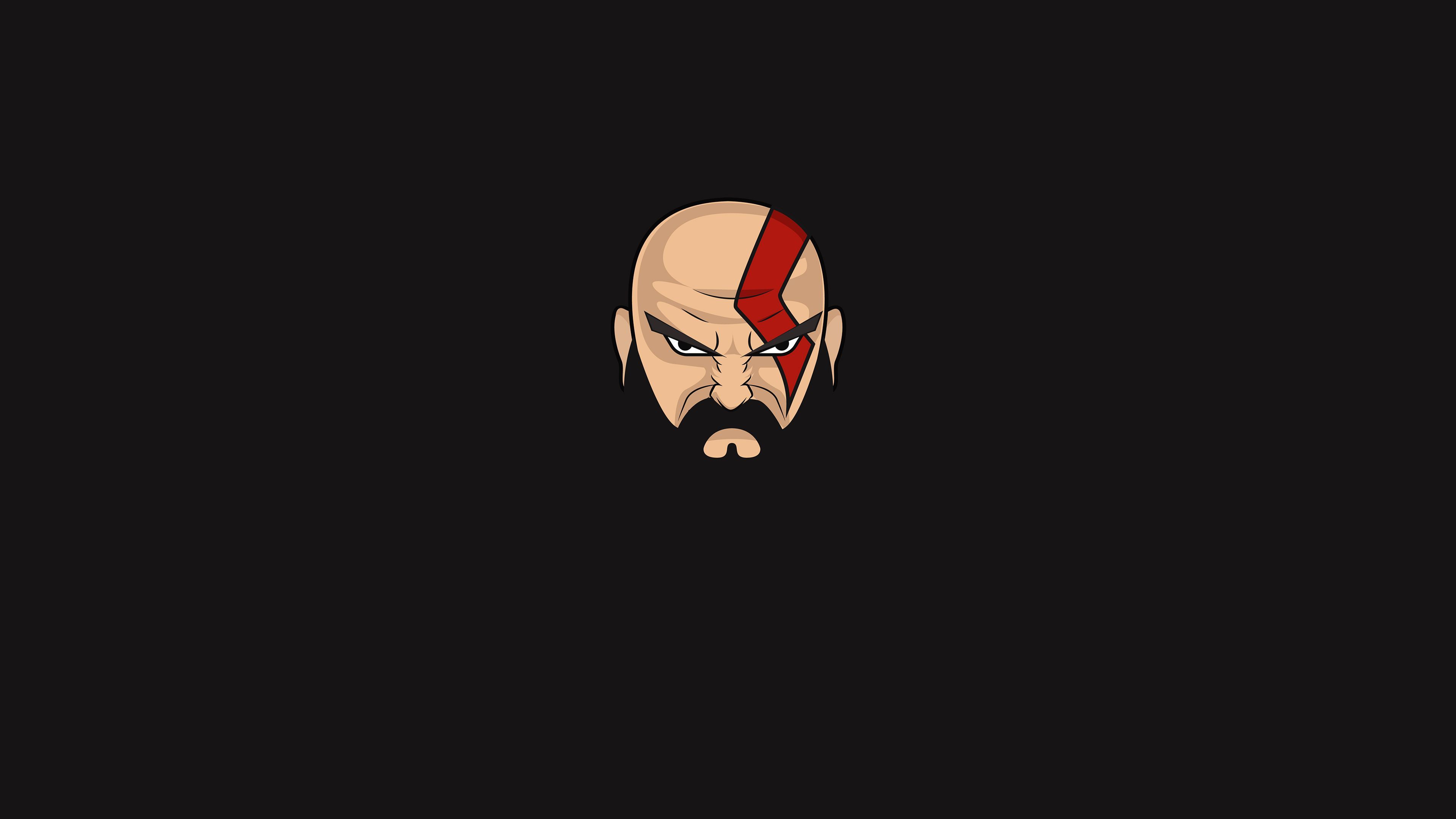 Minimal Kratos 4k Superheroes Wallpaper, Kratos Wallpaper, Hd Wallpaper, Digital Art Wallpaper, Behance Wallpaper,. Art Wallpaper, HD Wallpaper, Digital Art