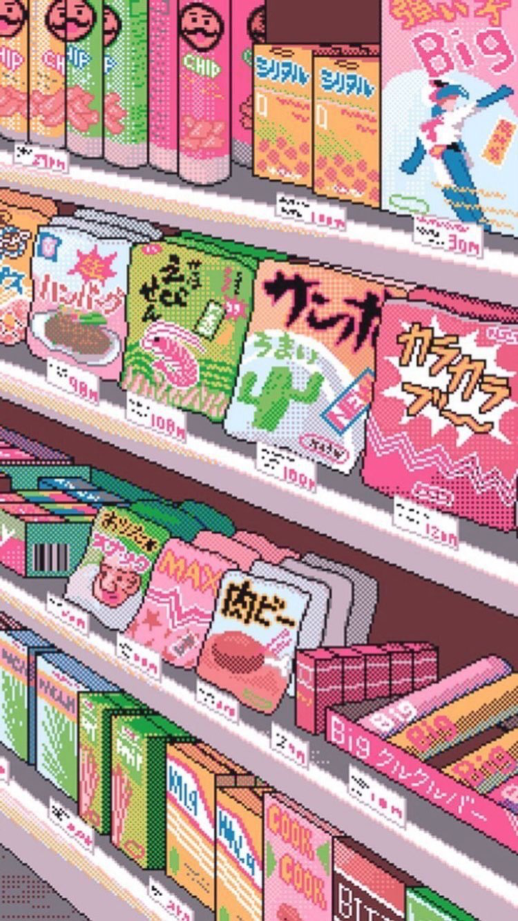 Retro Anime Aesthetic Wallpaper