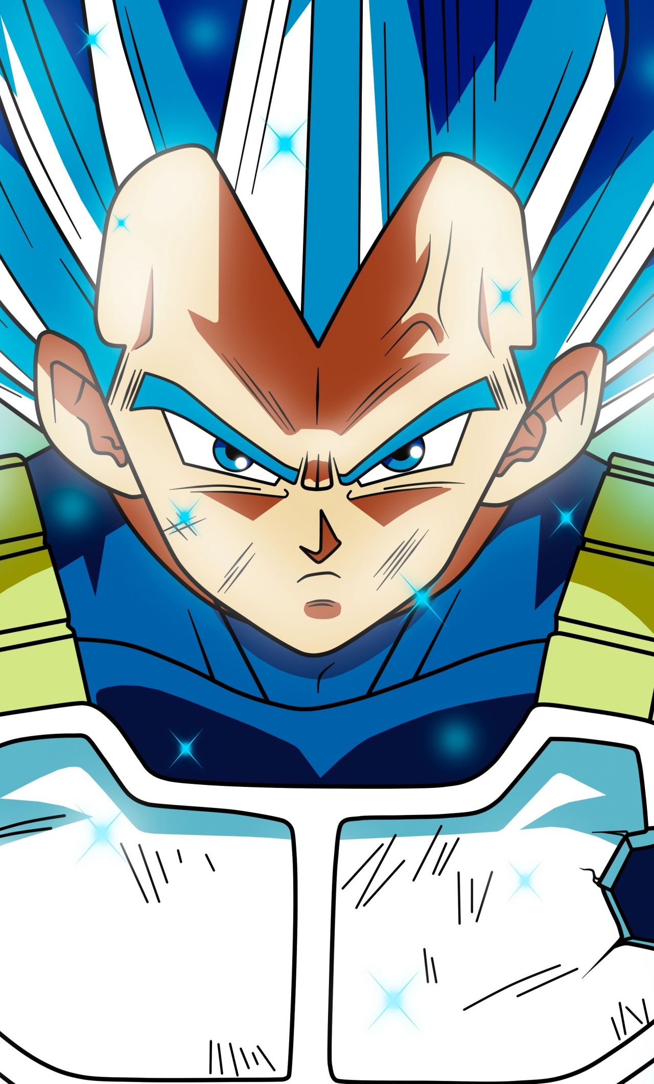 Vegeta Super Saiyan Blue Full Power HD Wallpaper