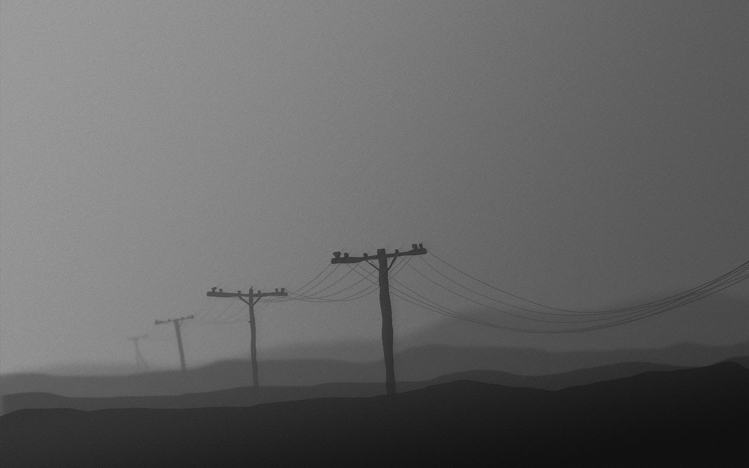 landscapes, grayscale wallpaper