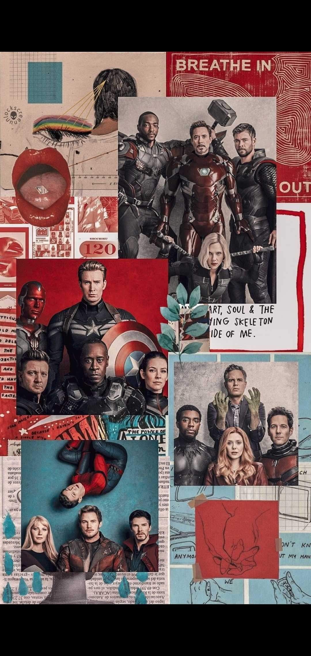 collage. Avengers wallpaper, Marvel wallpaper, Marvel movie posters
