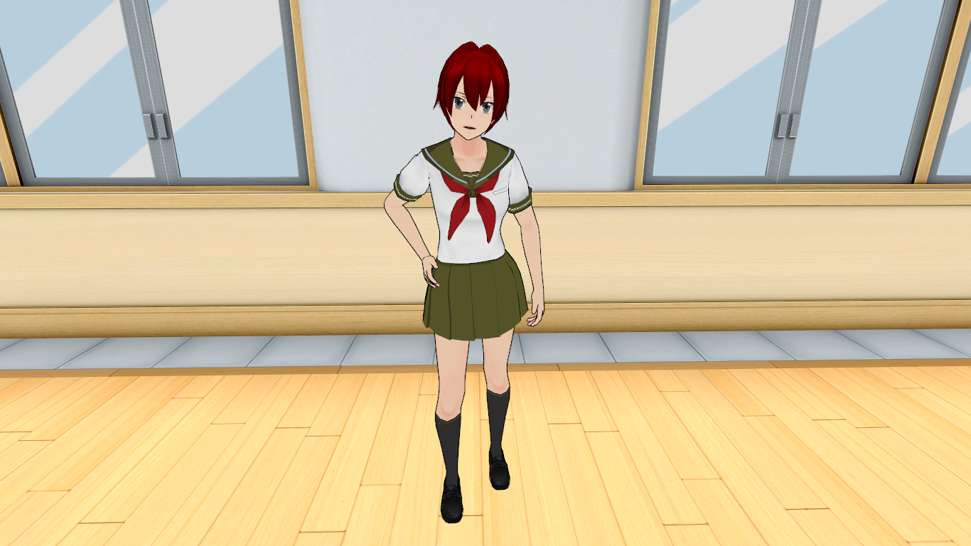 Mahiru Koizumi from Danganronpa in Yandere Sim, yandere_simulator