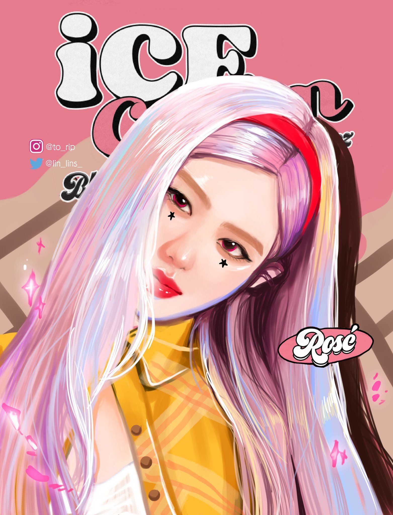 Blackpink Ice Cream Anime Wallpapers - Wallpaper Cave