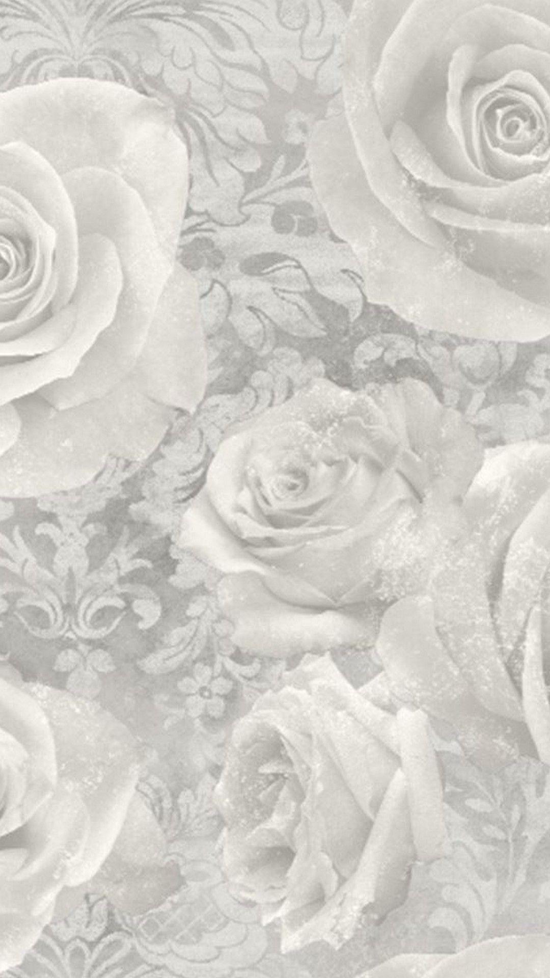 iPhone Wallpaper Black And White Rose