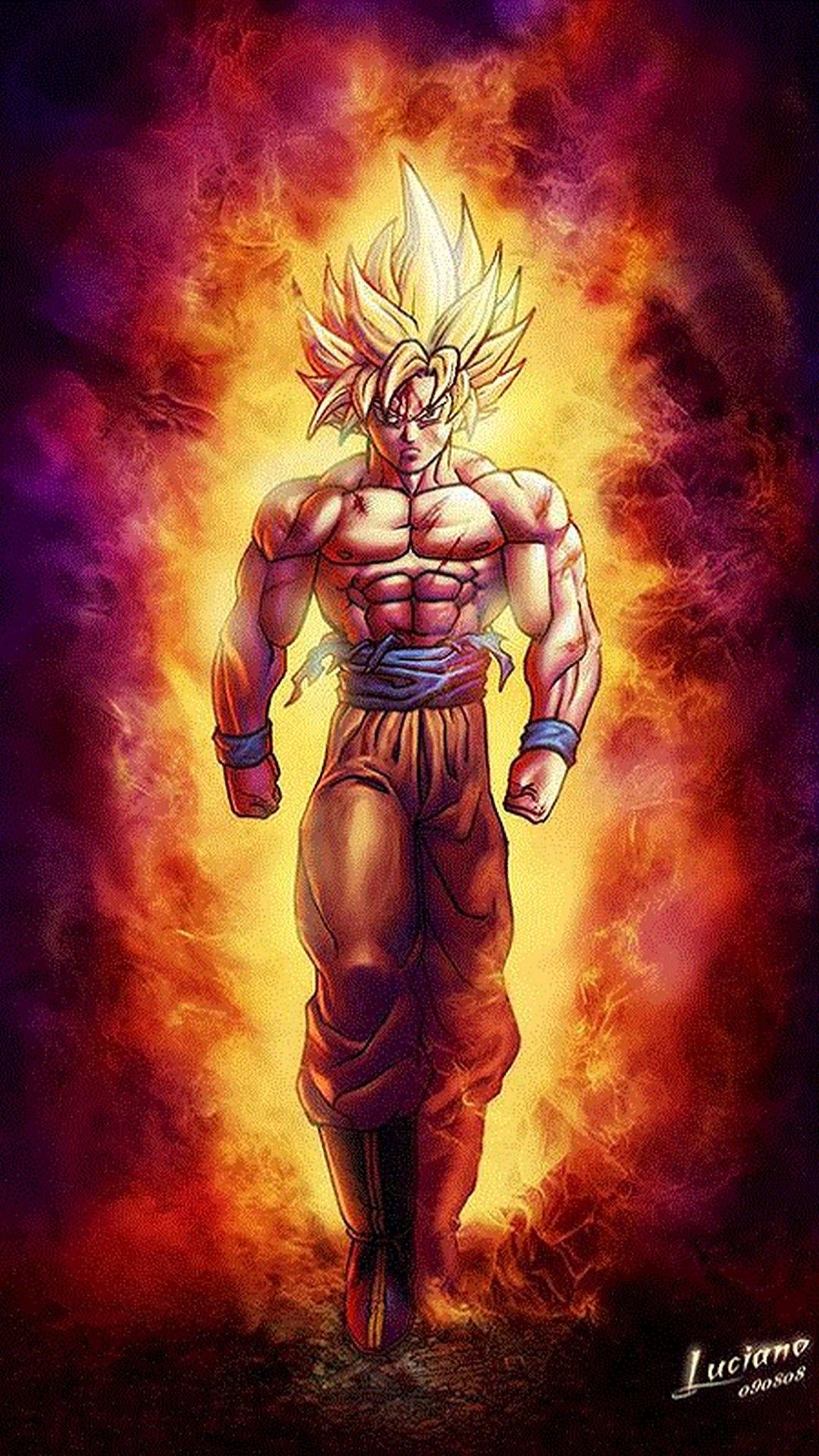 Dragon Ball Z: Super Saiyan Goku Live Wallpaper - free download