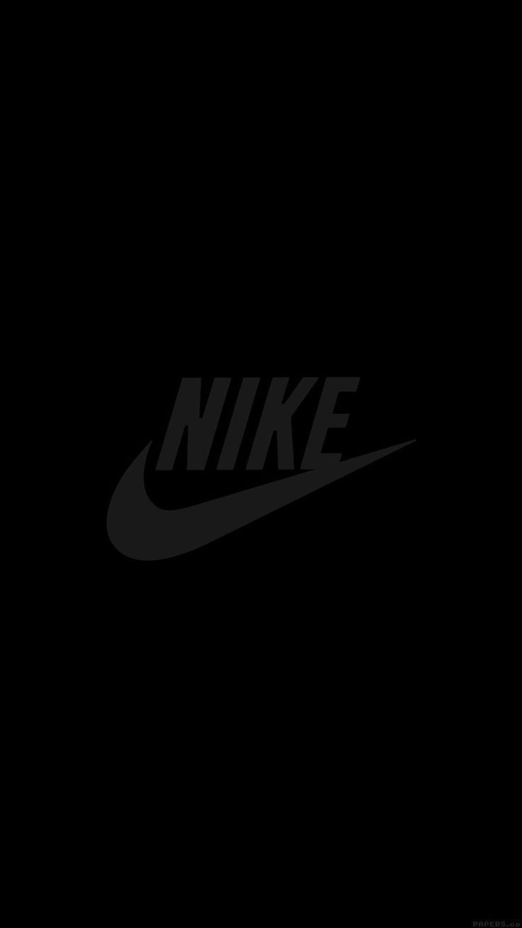 Nike Logo Sports Art Minimal Simple Dark. Nike Wallpaper Iphone, Nike Logo Wallpaper, Nike Wallpaper