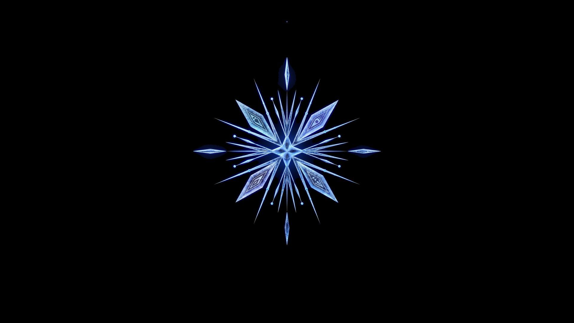 Desktop wallpaper frozen snowflake, minimal, HD image, picture, background, 5405c8