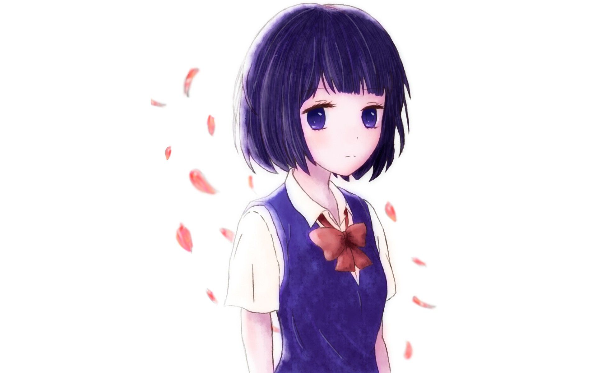 Kuzu no Honkai, Anime girls, Yasuraoka Hanabi Wallpaper HD / Desktop and Mobile Background
