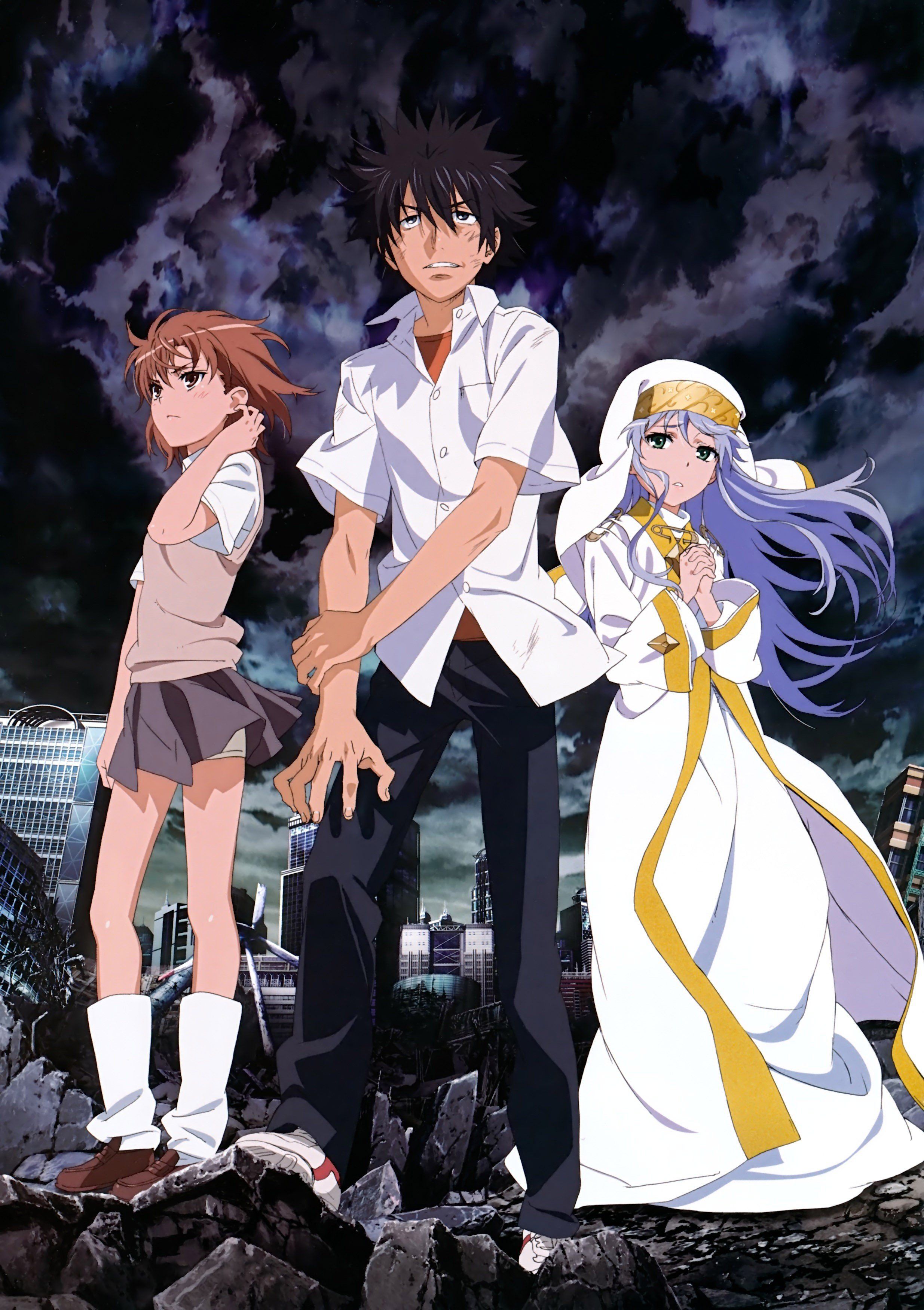 Index Librorum Prohibitorum Misaka Mikoto Kamijou Touma Toaru Majutsu no Index wallpaperx3500