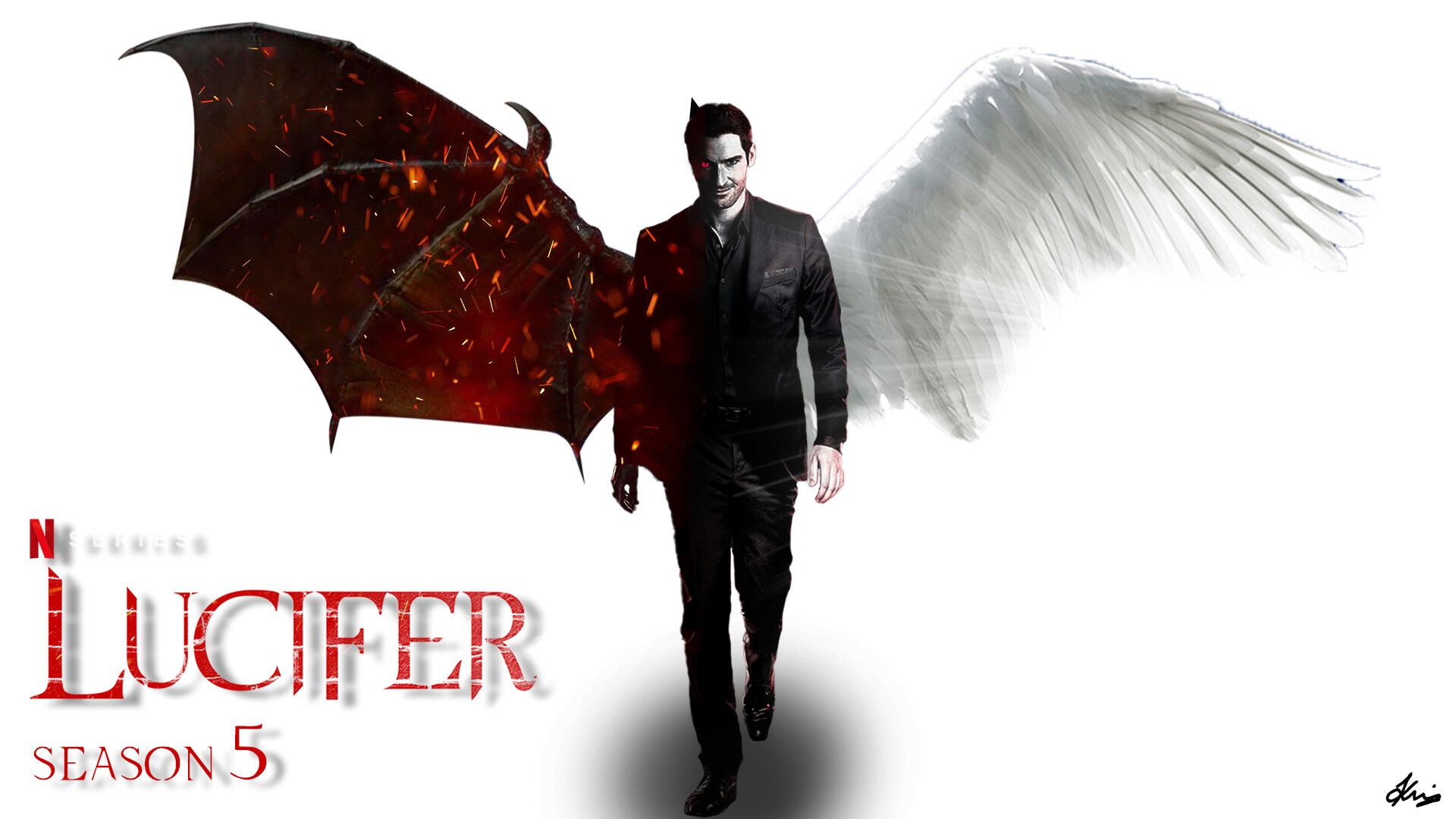 Lucifer Season 5 Fan Made Banner, Korhan Alp Maden