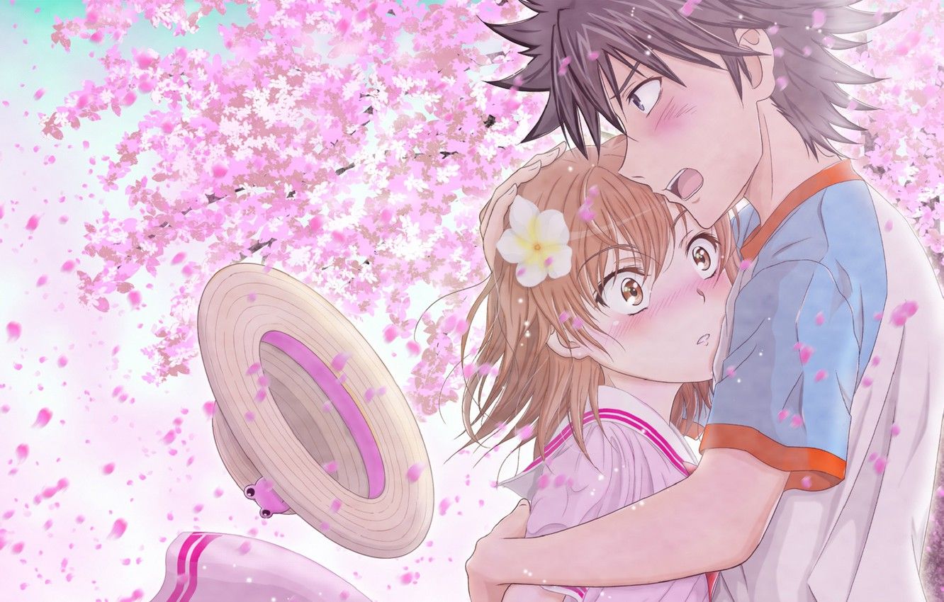 Wallpaper hat, anime, Sakura, art, pair, two, Toaru Majutsu no Index image for desktop, section сёнэн