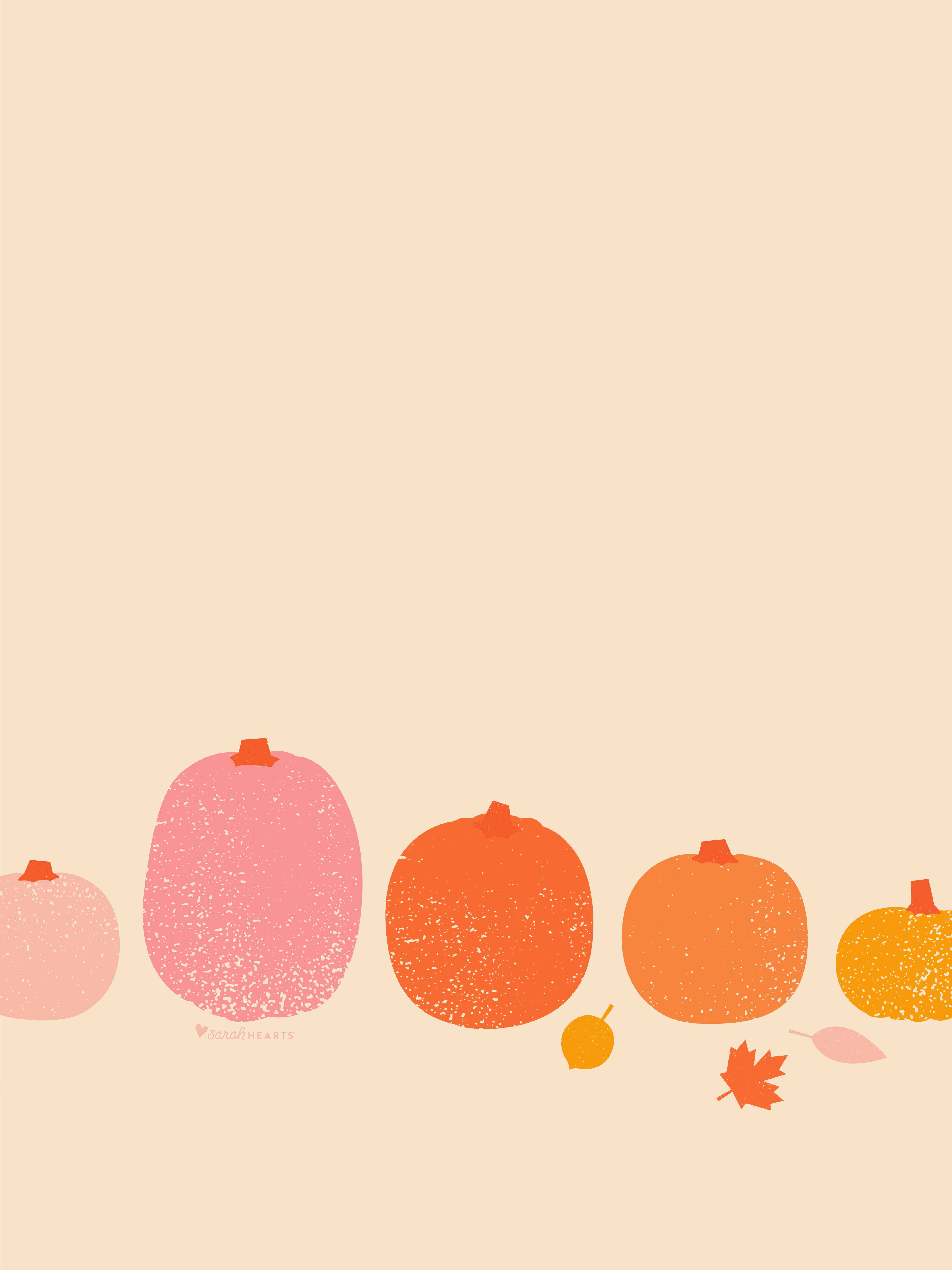 October 2019 Pumpkin Calendar Wallpaper