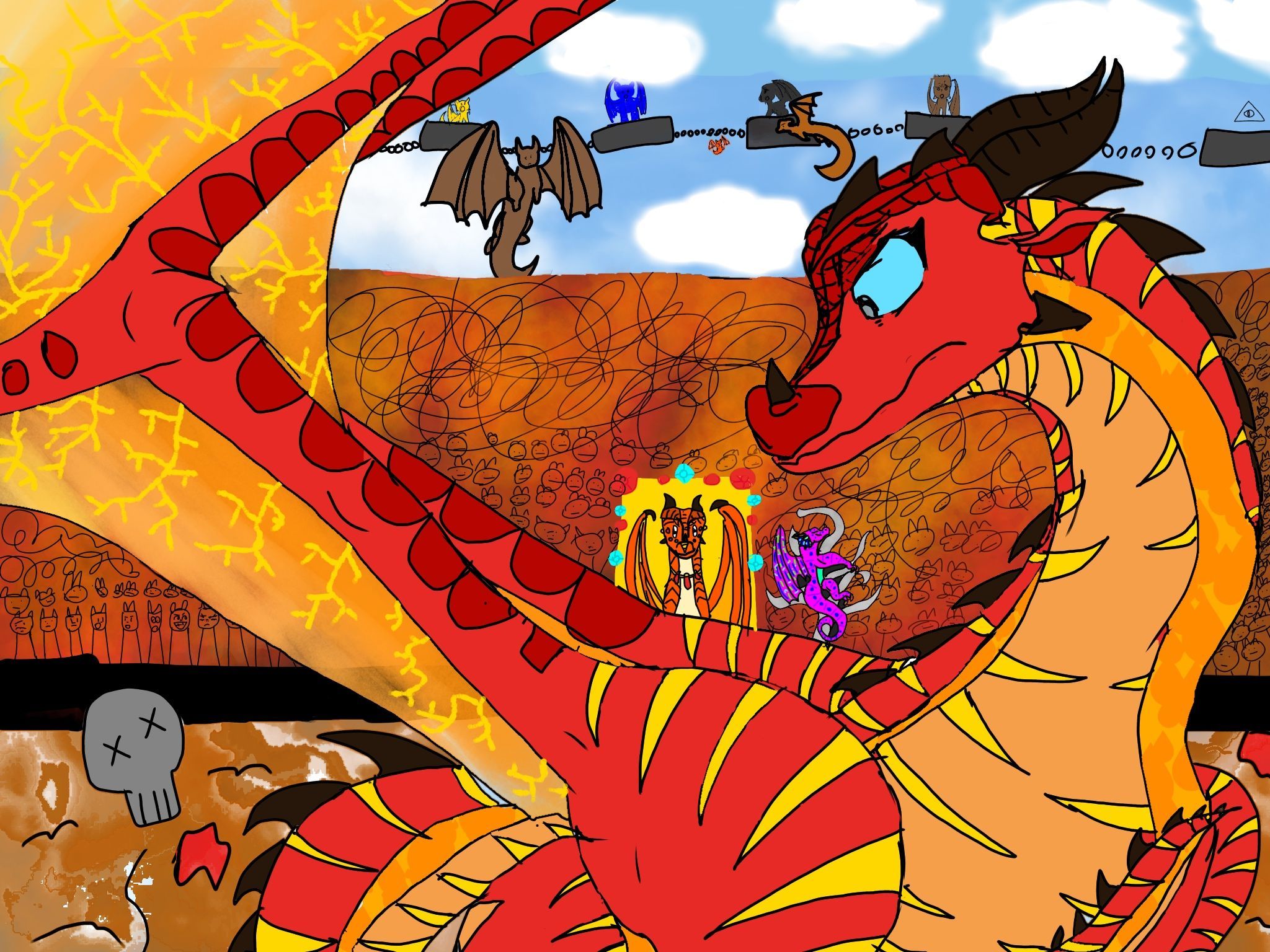 Peril in the Arena. Wings of fire dragons, Wings of fire, Dragon wings