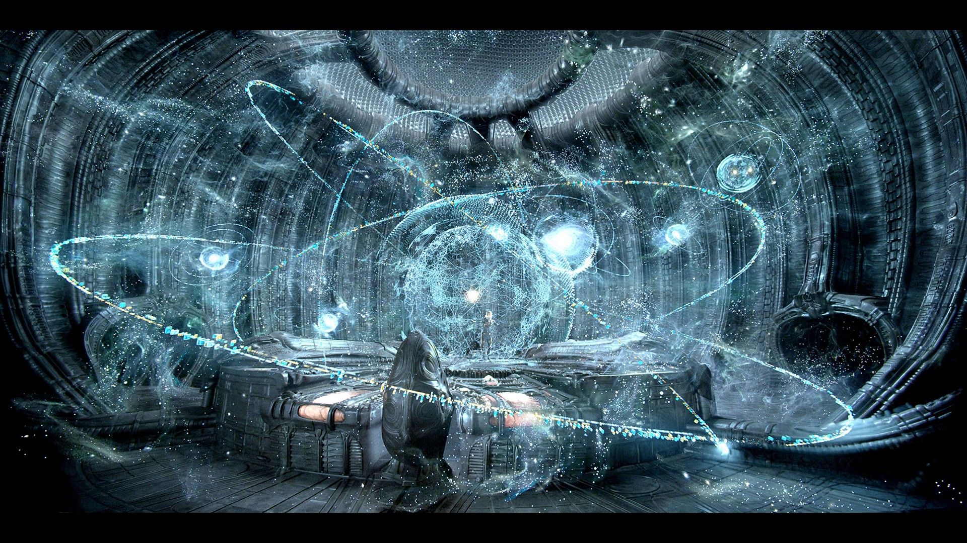 movies, Prometheus, science fiction, Alien, black background, ridley scott, H.R. Giger wallpaper