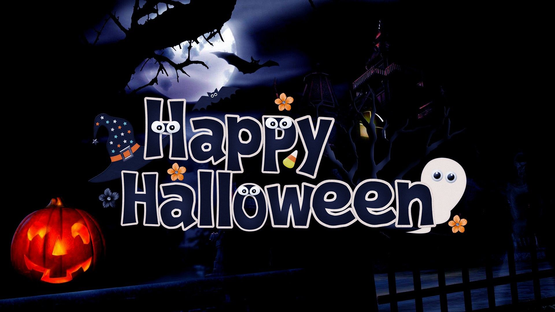 Cute Happy Halloween Desktop Wallpapers - Wallpaper Cave