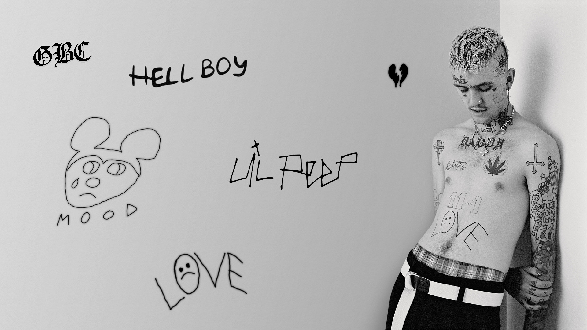 Lil Peep Desktop Collage Wallpapers Wallpaper Cave