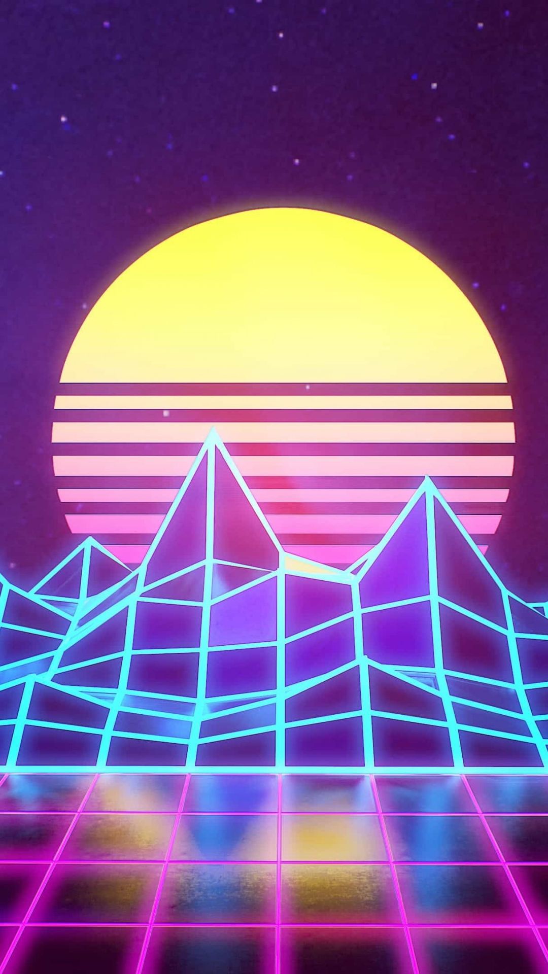 80s Synthwave Phone Wallpapers Wallpaper Cave