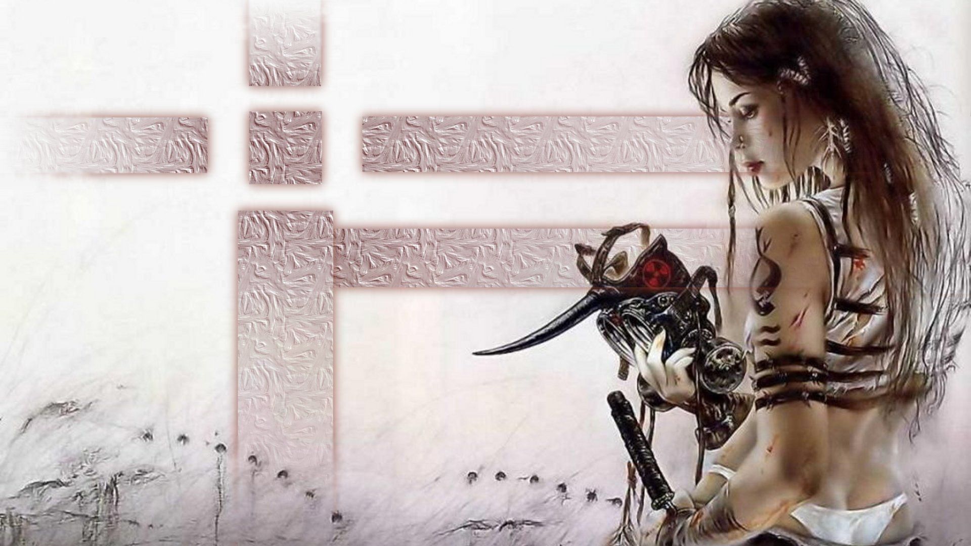 GOTHIC Goth Style Goth Loli Women Girl Fantasy DaRK Babe Wallpaperx1080