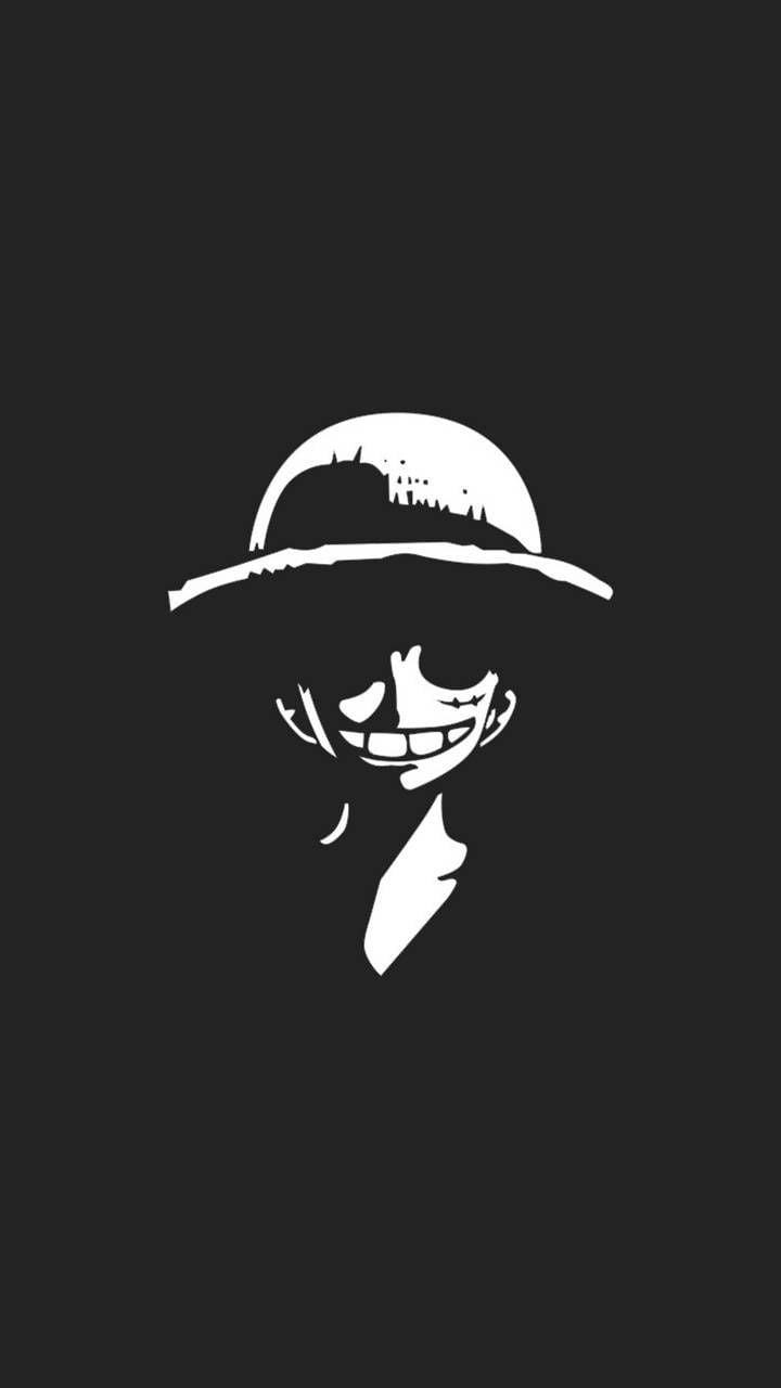 One Piece Anime with Mangas As Black and White Background