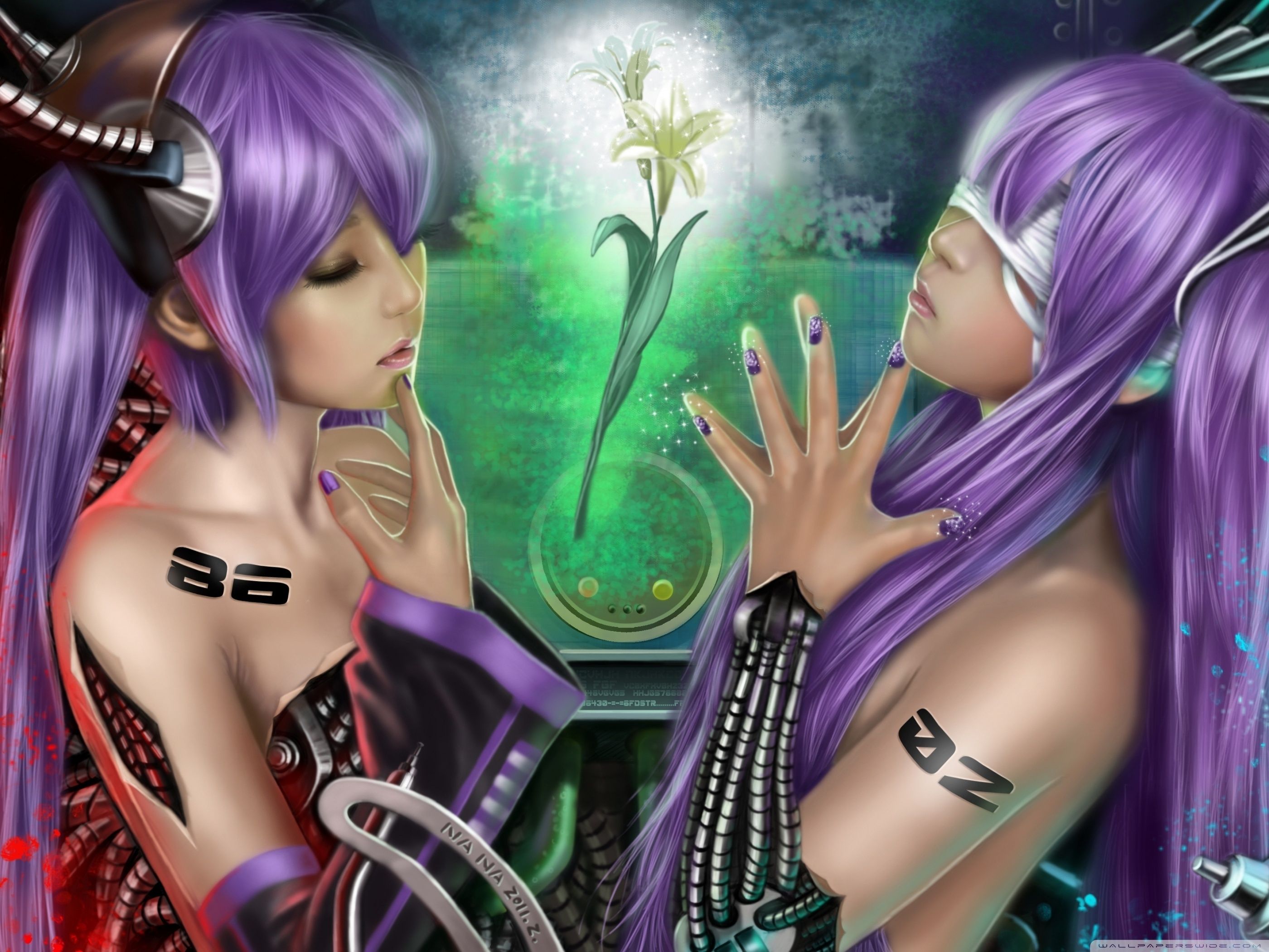 Cyborg Girls Ultra HD Desktop Background Wallpaper for 4K UHD TV, Widescreen & UltraWide Desktop & Laptop, Multi Display, Dual Monitor, Tablet