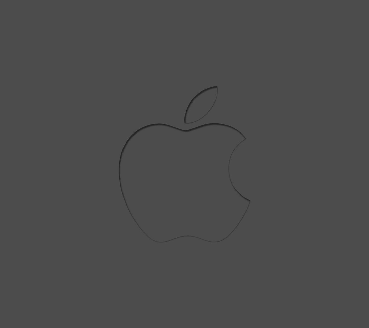 minimal apple logo wallpaper