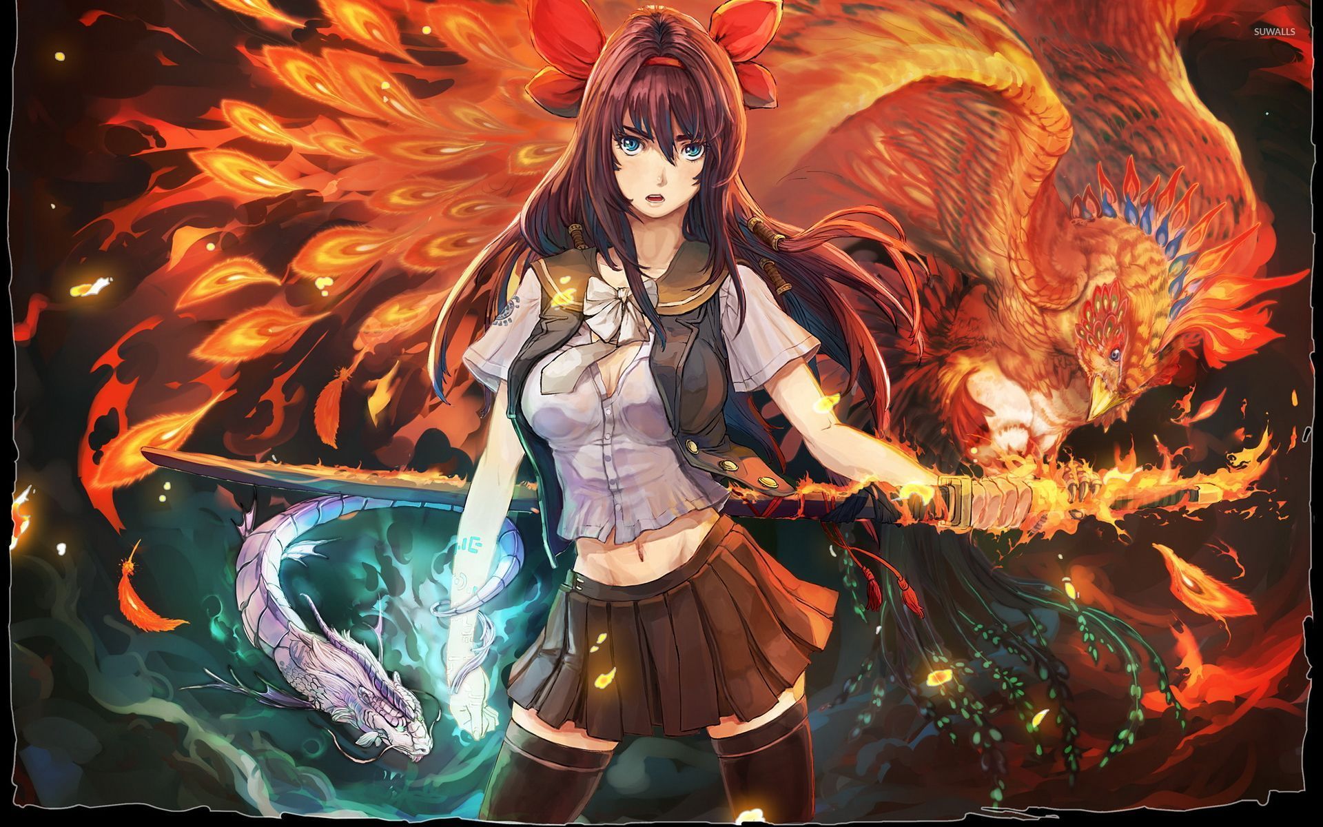 Anime Phoenix Wallpapers - Wallpaper Cave