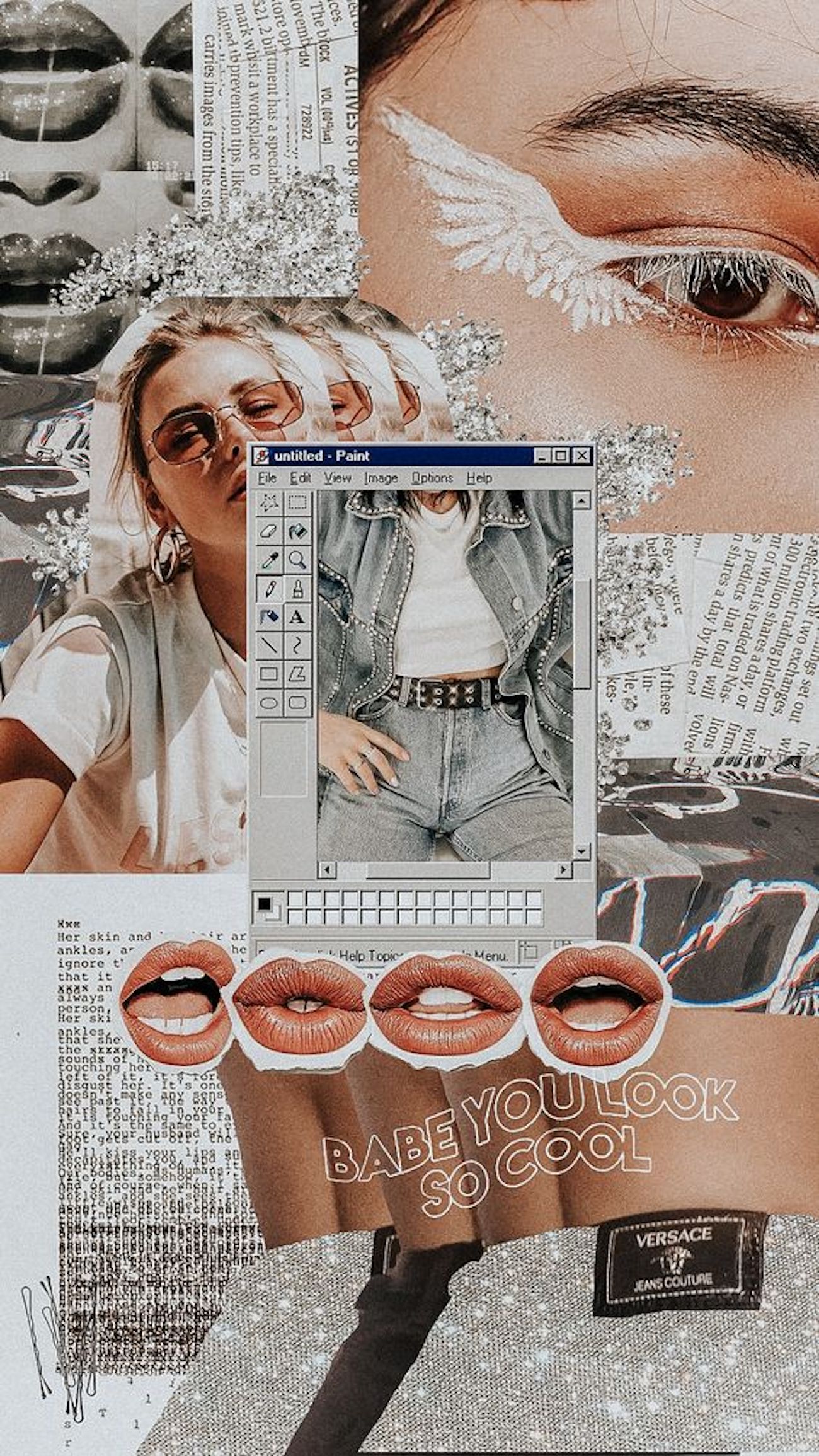 26 Fashion Collage Backgrounds For Your Phone