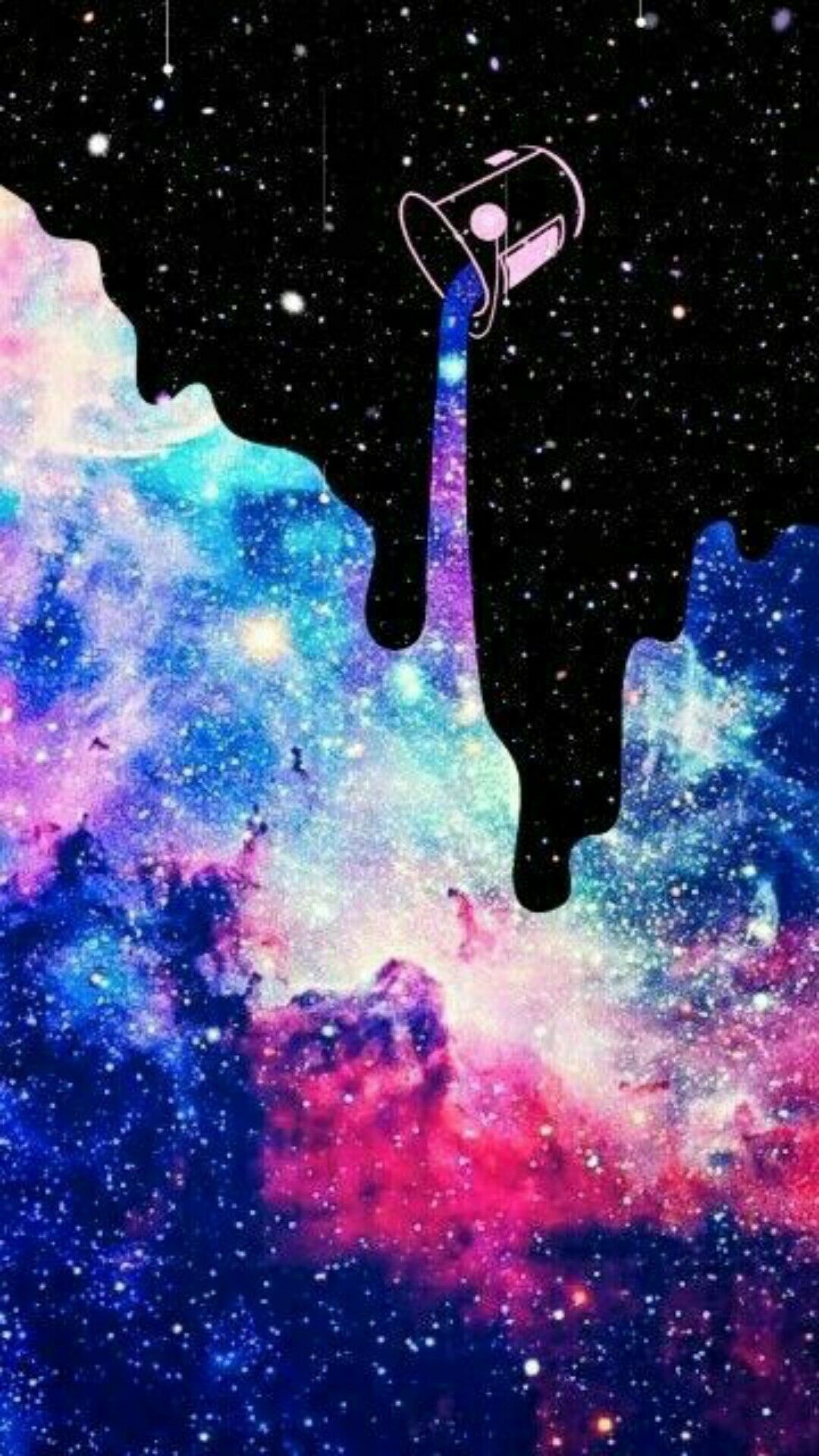 Space, Graphic design, Illustration, Outer space, Font, Galaxy. Art wallpaper iphone, Wallpaper space, Wallpaper iphone cute