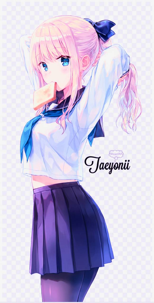 Anime School Girl wallpaper