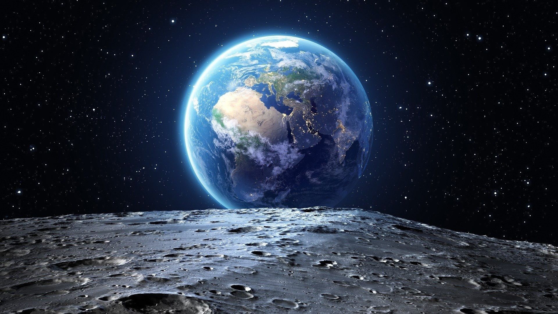 Moon Space Wallpaper Free Moon Space Background