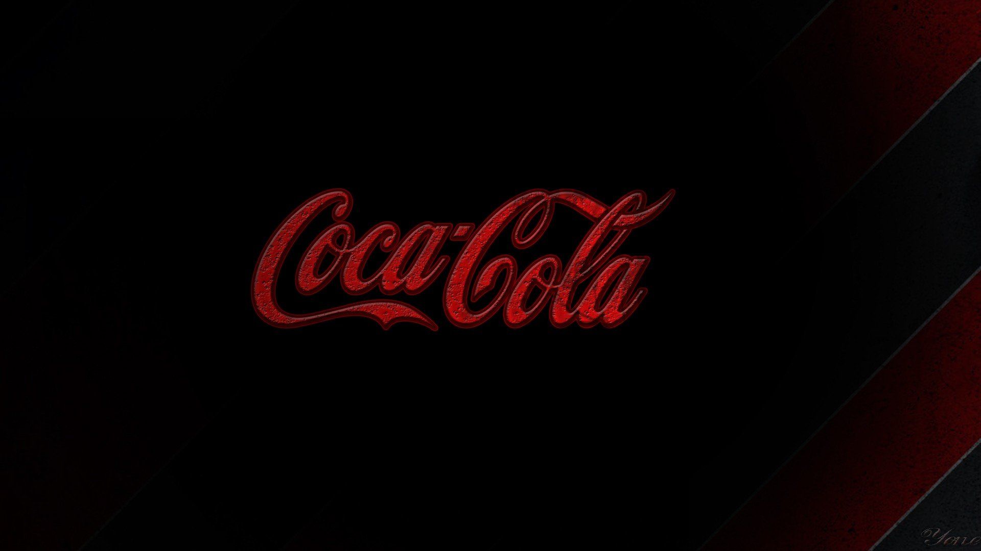 Coca Cola, Drink, Red, Black Wallpaper HD / Desktop and Mobile Background
