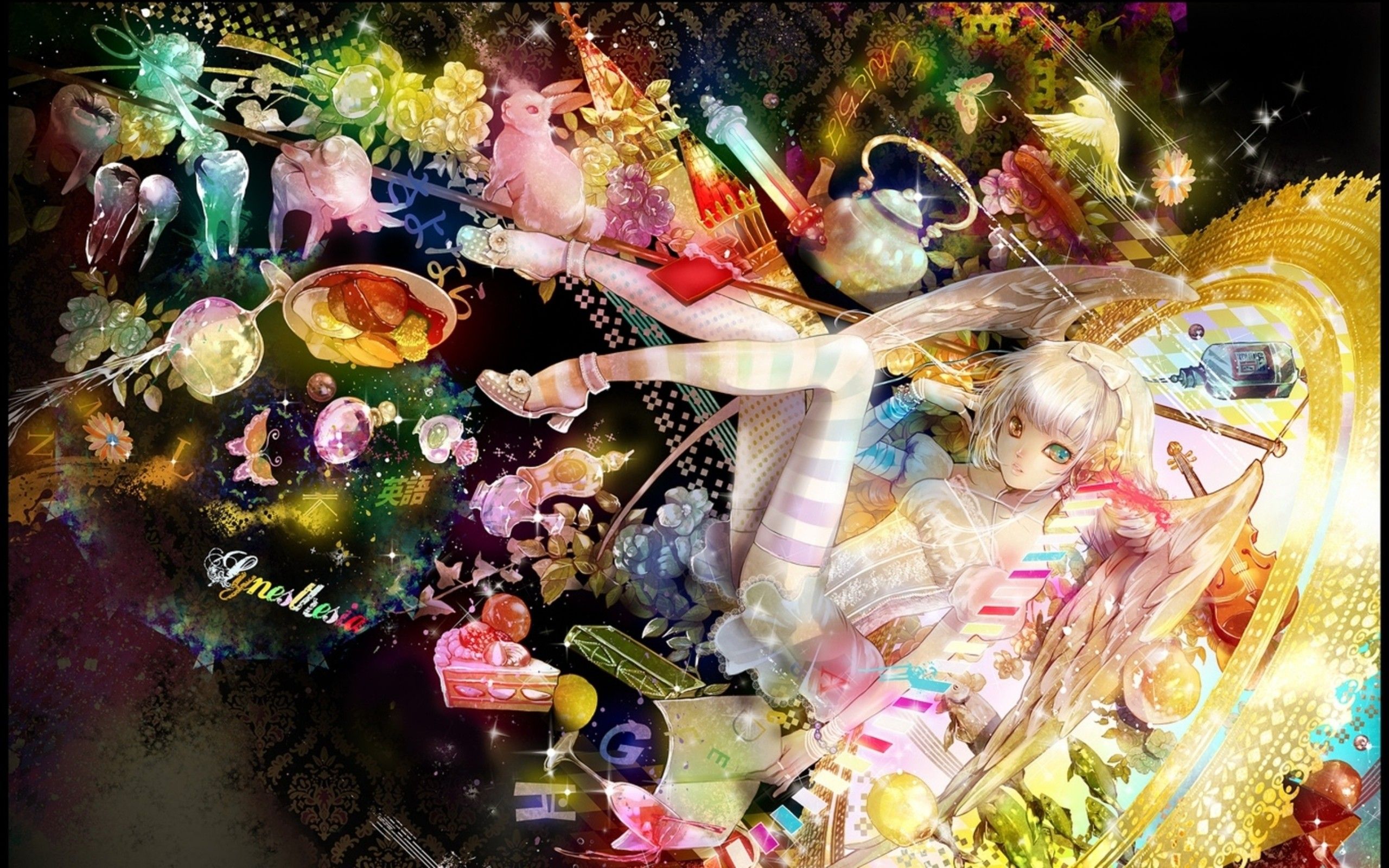 Rainbow Anime Wallpaper HD