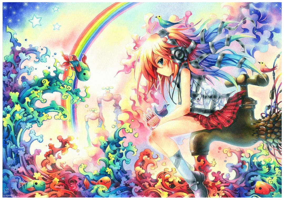 Free download The Rainbow Basin 245 by emperpep [1079x761] for your Desktop, Mobile & Tablet. Explore Anime Rainbow Wallpaper. Rainbow Wallpaper for Computer, Rainbow Wallpaper for Desktop, Free Desktop Rainbow Wallpaper