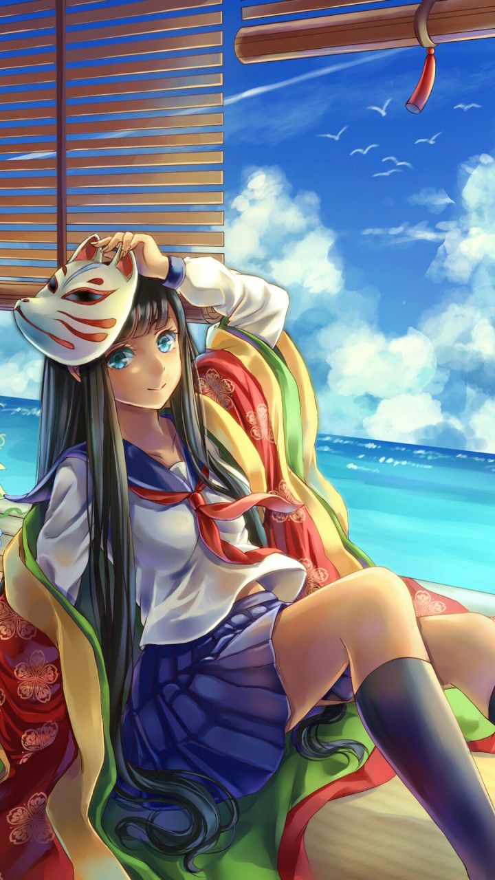 Wallpaper Anime girl, School girl, HD, Anime / Editor's Picks,. Wallpaper for iPhone, Android, Mobile and Desktop