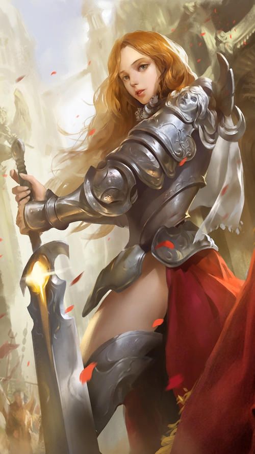 Female warrior wallpaper HD