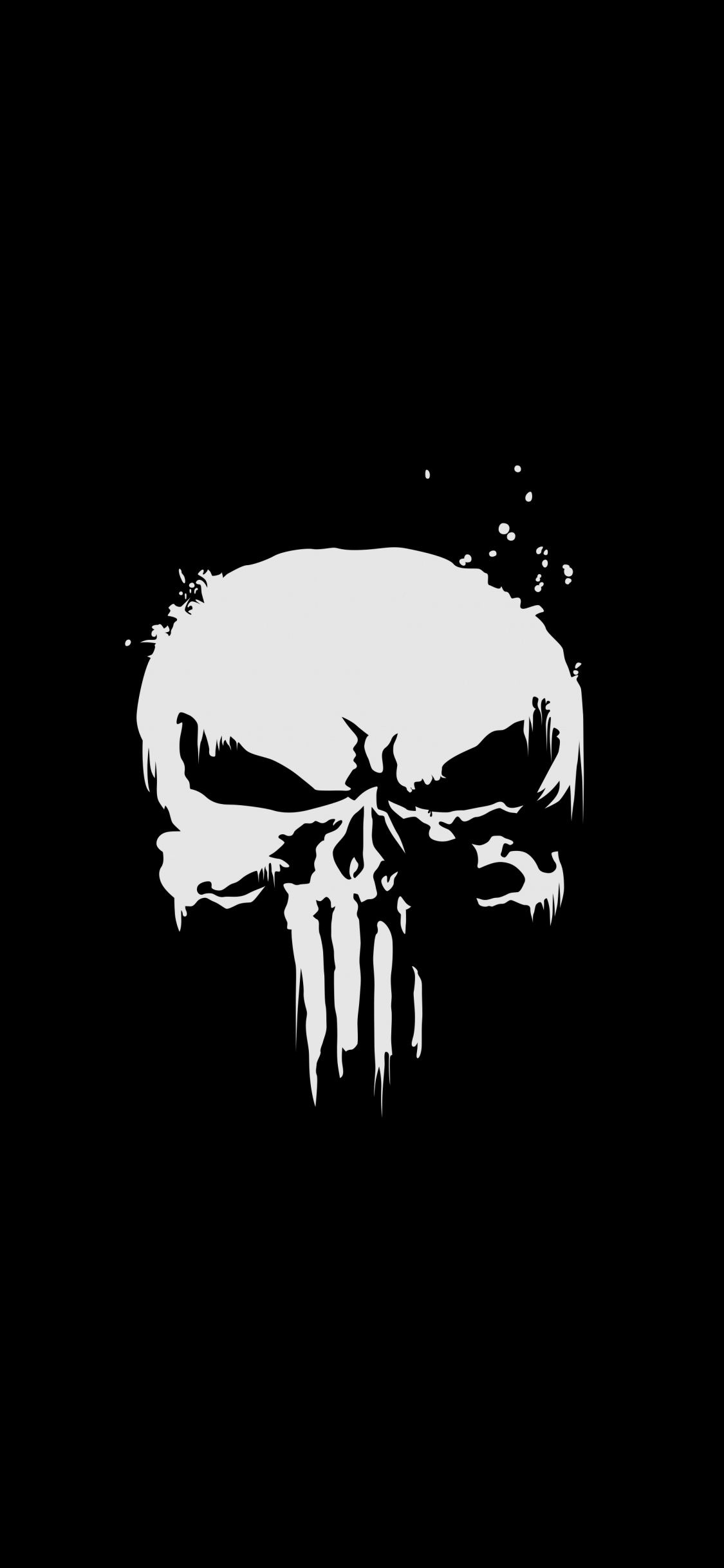 The Punisher, skull, minimal, superhero, dark wallpaper, 3840x HD image, picture, 797cdf5a
