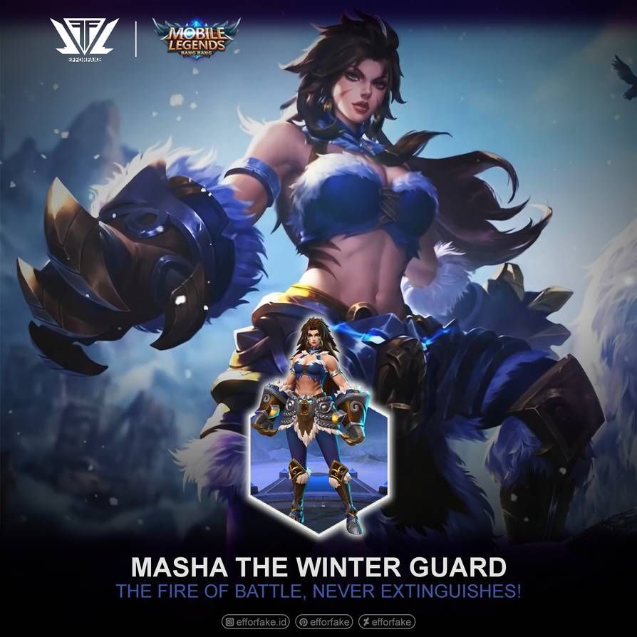 Masha Winter Guard Legends. Mobile legends, Mobile legend wallpaper, Winter guard