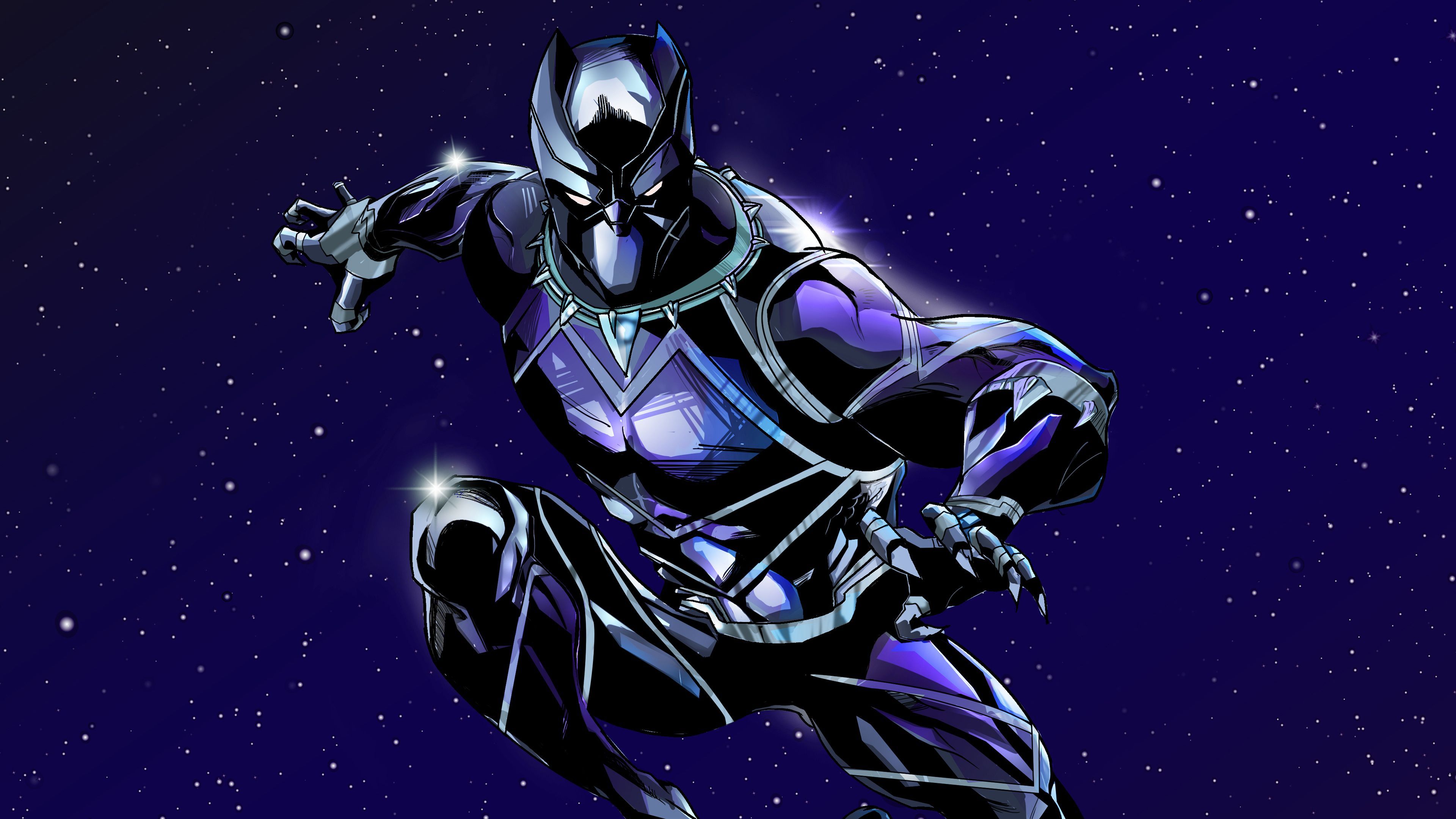 Black Panther 4k New Artwork Superheroes Wallpaper, Hd Wallpaper, Digital Art Wallpaper, Black Panther. Superhero Wallpaper, Avengers Wallpaper, Neon Wallpaper