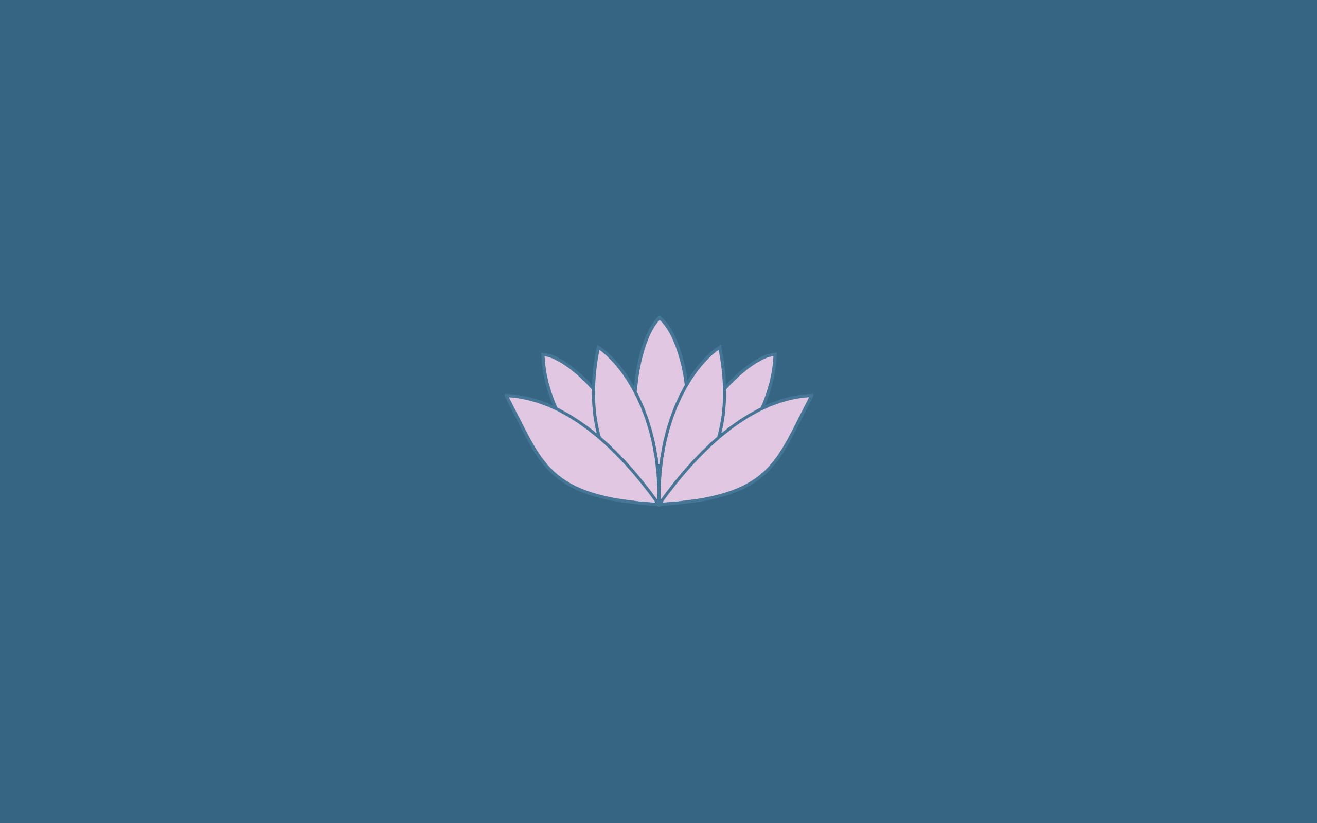 Blue Minimalistic Lotus Flower. Maple leaf tattoo, Funny art prints, Wallpaper