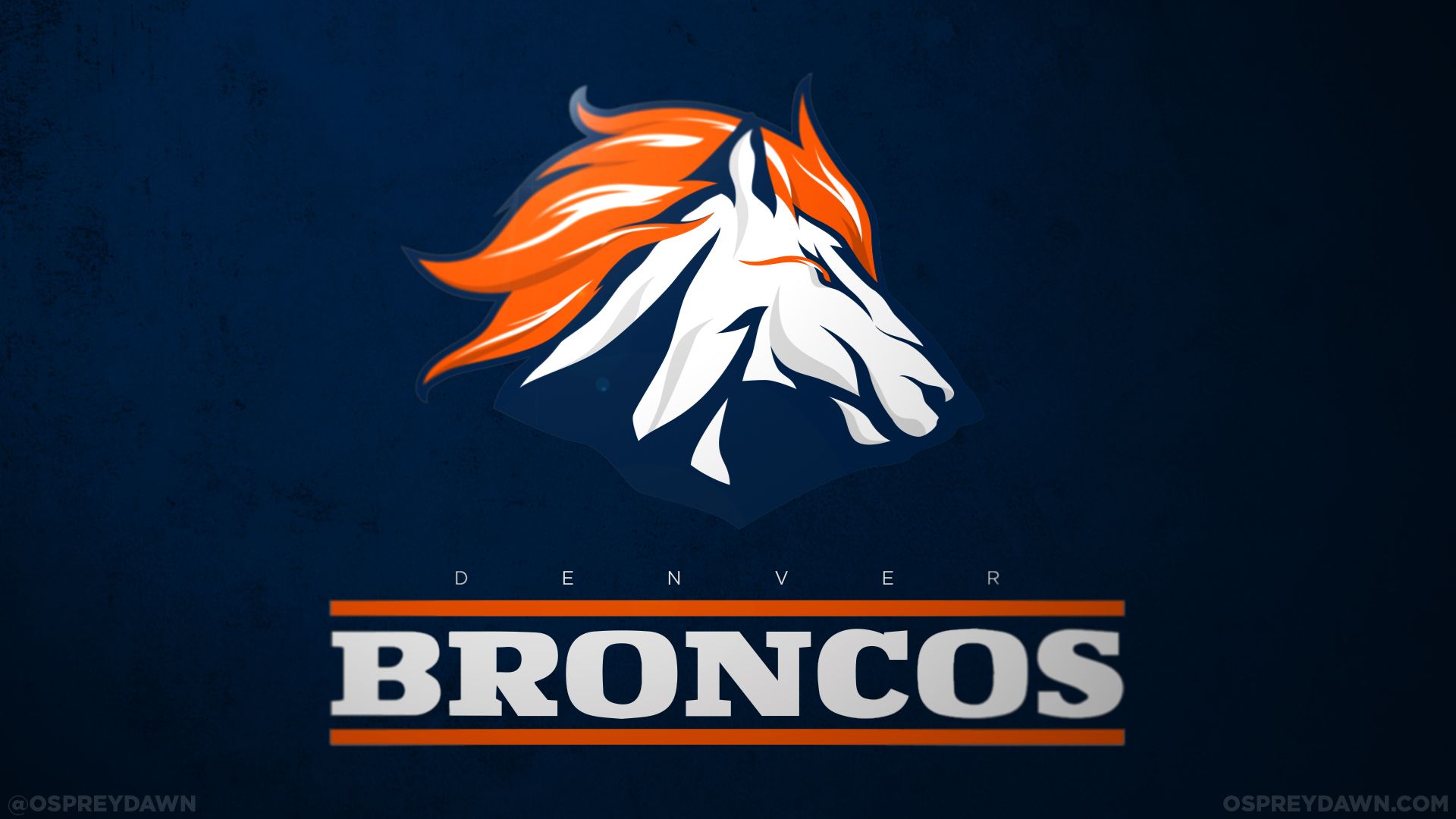 old broncos logo