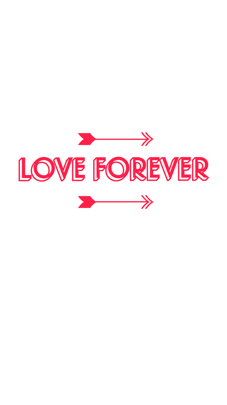 Love Forever all Happy Valentine's Day iPhone wallpaper now