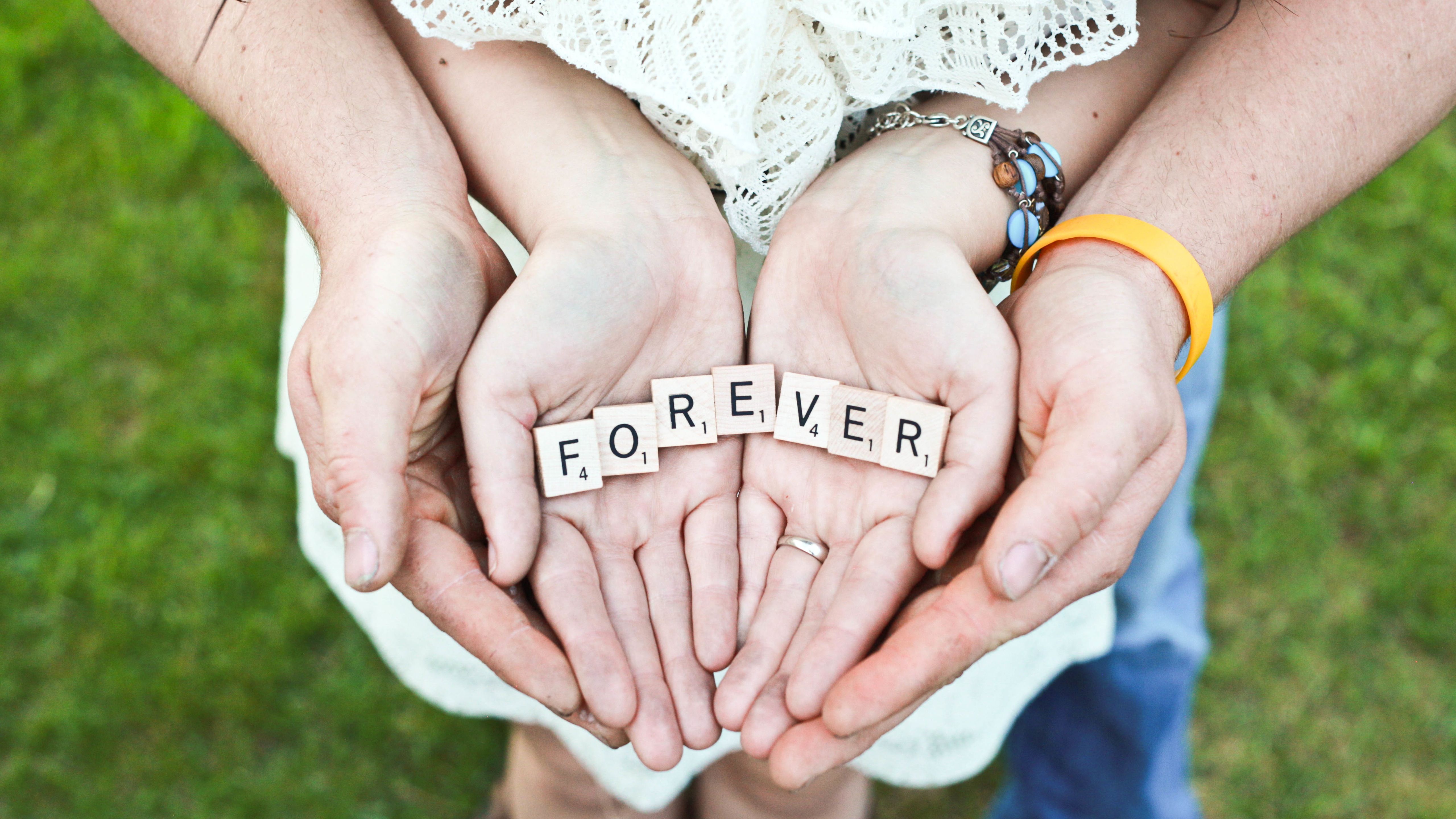 Download 5120x2880 Man, woman, forever, love wallpaper