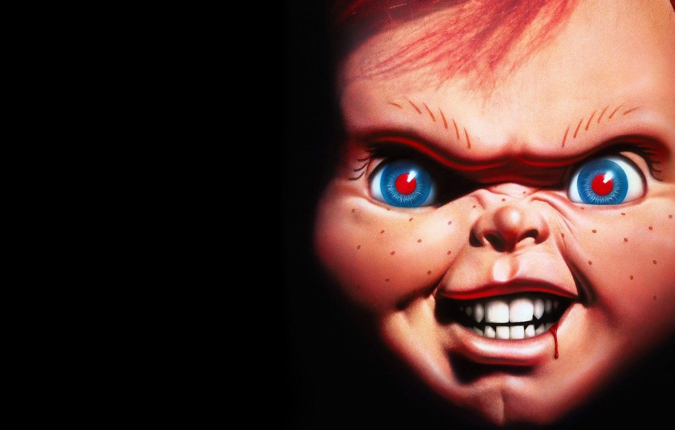 Wallpaper eyes, look, teeth, doll, red, grin, killer, Chuckie, Chucky image for desktop, section фильмы