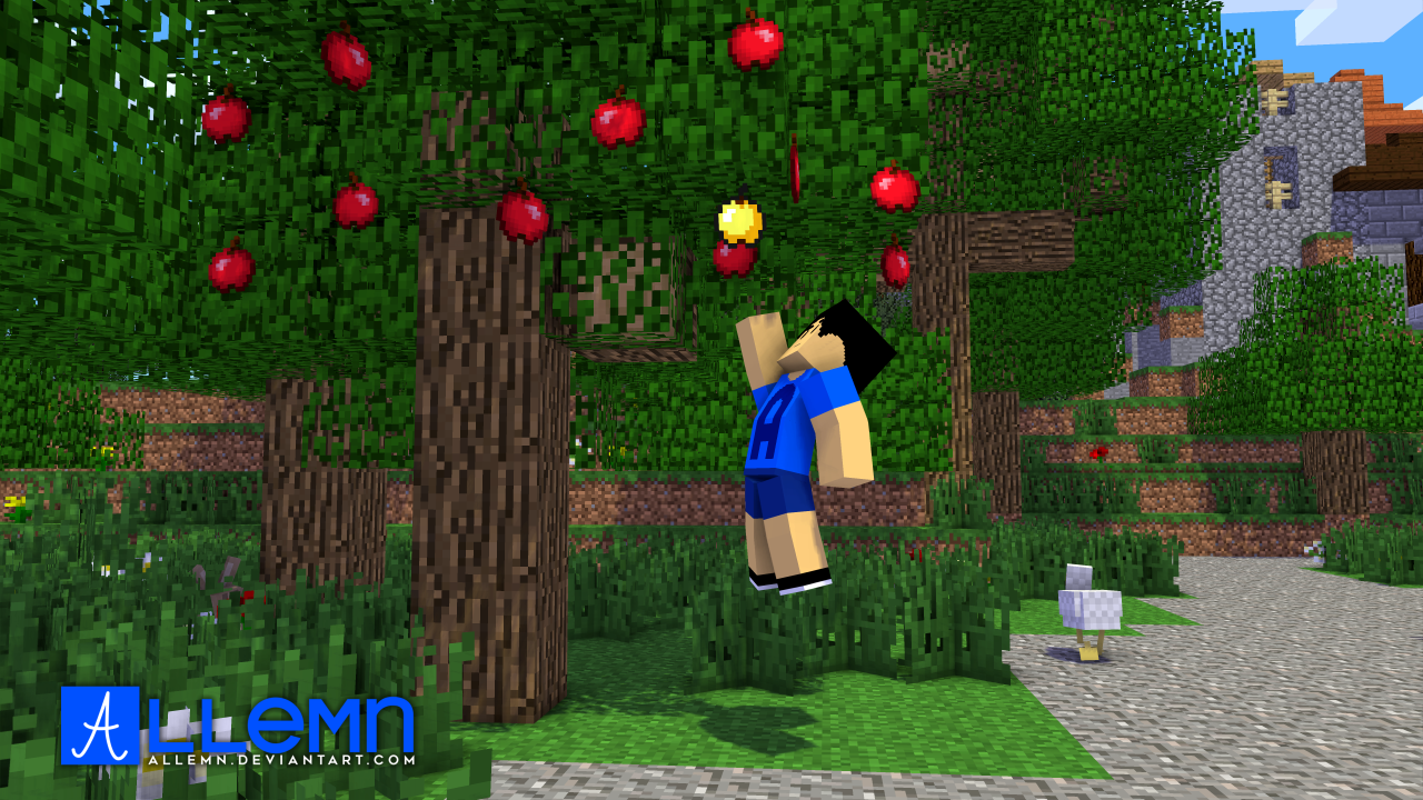 Wallpaper Golden Apple